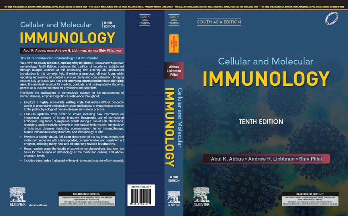 Cellular And Molecular Immunology 10Ed (Sae) (Pb 2022) - Retail Maharaj