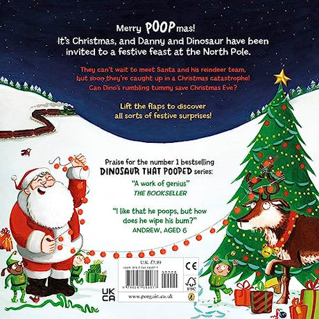 The Dinosaur that Pooped a Reindeer!: A festive lift-the-flap adventure - Retail Maharaj