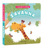 Look Who's Hiding - Savanna : Pull The Tab Novelty Books For Children - Retail Maharaj