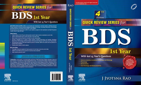 Quick Review Series for BDS 1st Year (Complimentary e0book with digital resources), 4e - Retail Maharaj