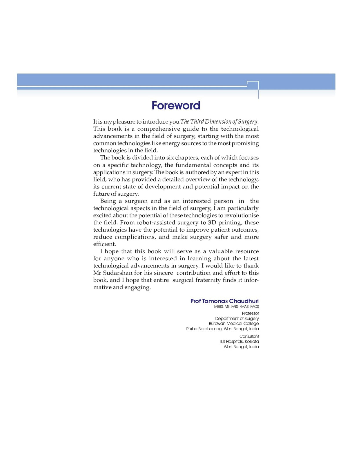 THE THIRD DIMENSION OF SURGERY FIVE CRITICAL TECHNOLOGIES DEMYSTIFIED FOR SAFER AND EASIER SURGERY (HB 2024) - Retail Maharaj