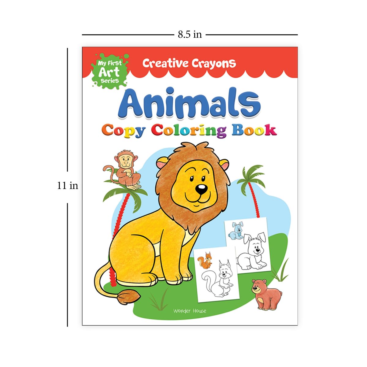Colouring Book of Animals: Creative Crayons Series - Crayon Copy Colour Books - Retail Maharaj