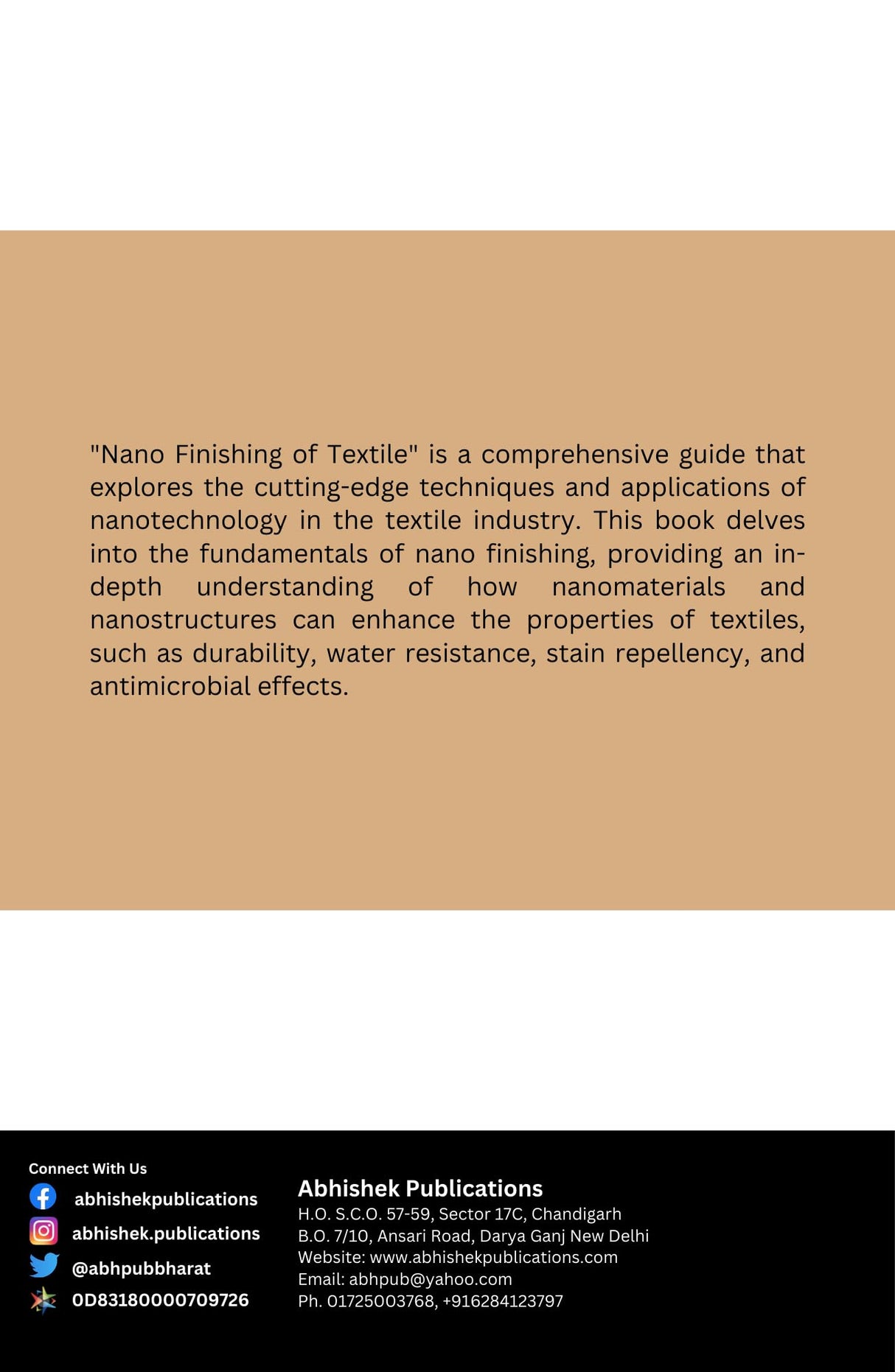 Nano Finishing of Textiles - Retail Maharaj