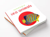 My First Book of Sea Animals | First Ocean Animal Board Book for Babies, Toddlers & Preschoolers | Learn About Fish, Dolphins, Whales & More with Bright Pictures | Early Learning Book for Kids Ages 0-3 Years - Retail Maharaj