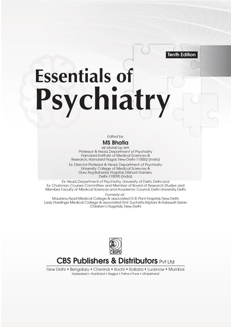 Essentials Of Psychiatry 10Ed (Pb 2025) - Retail Maharaj