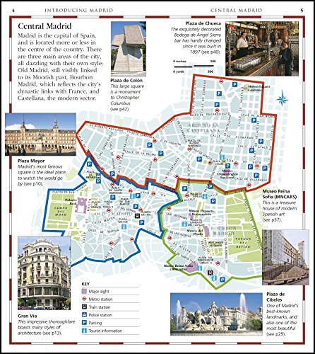 DK Madrid Pocket Map and Guide - Retail Maharaj
