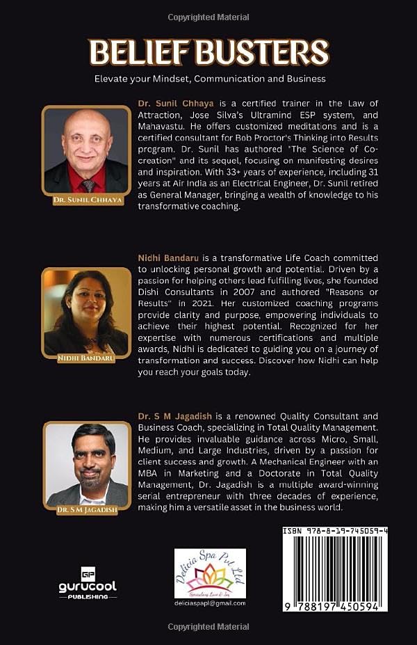 Belief Busters: Elevate your Mindset, Communication and Business - Retail Maharaj
