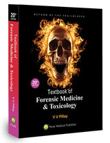 Textbook of Forensic Medicine & Toxicology (20th Edition 2023) (Softcover) [paperback] V V Pillay [Jul 28, 2023]… - Retail Maharaj