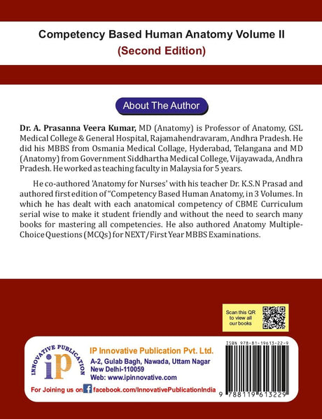 Competency Based Human Anatomy Volume II (Second Edition) - Retail Maharaj