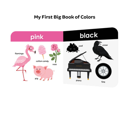 My First Big Book Boxset-Volume 1 (5 Books): A Pizza Box of 5 Large Font Illustrated Board Books on Alphabet, Numbers, Colors, Shapes & Transport | Vocabulary Builder for Preschool Kids, Toddlers I Perfect Gift Set I Ages 1+ [Select Learning] - Retail Maharaj