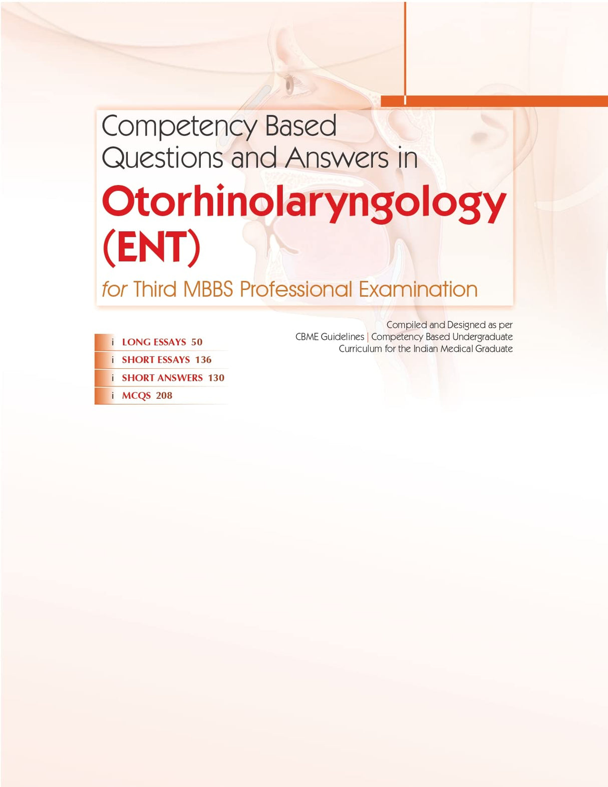 Competency Based Questions and Answers in Otorhinolaryngology (ENT) for Third MBBS Professional Examination - Retail Maharaj