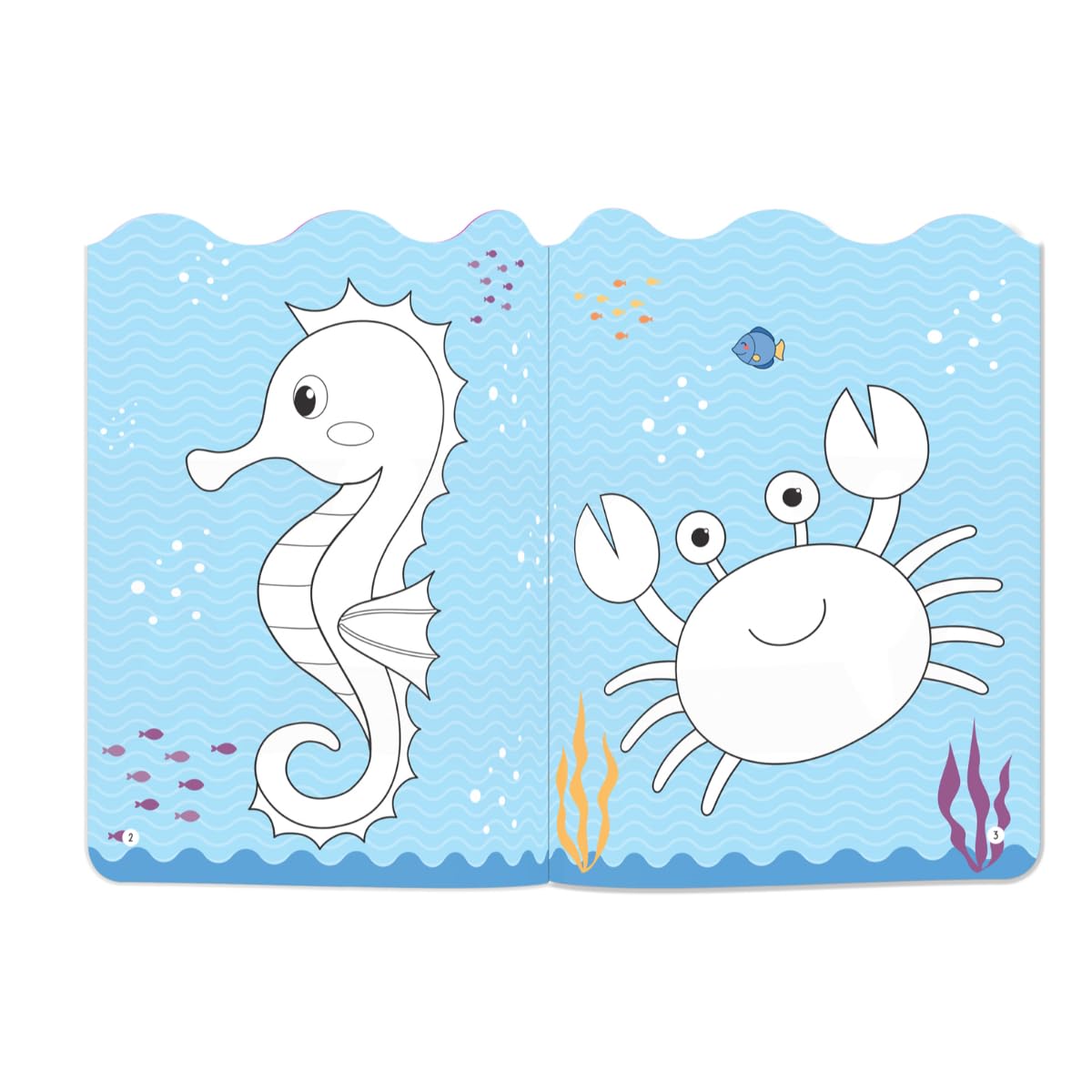 Under The Sea - Coloring and Sticker Activity Book (With 150+ Stickers) - Retail Maharaj