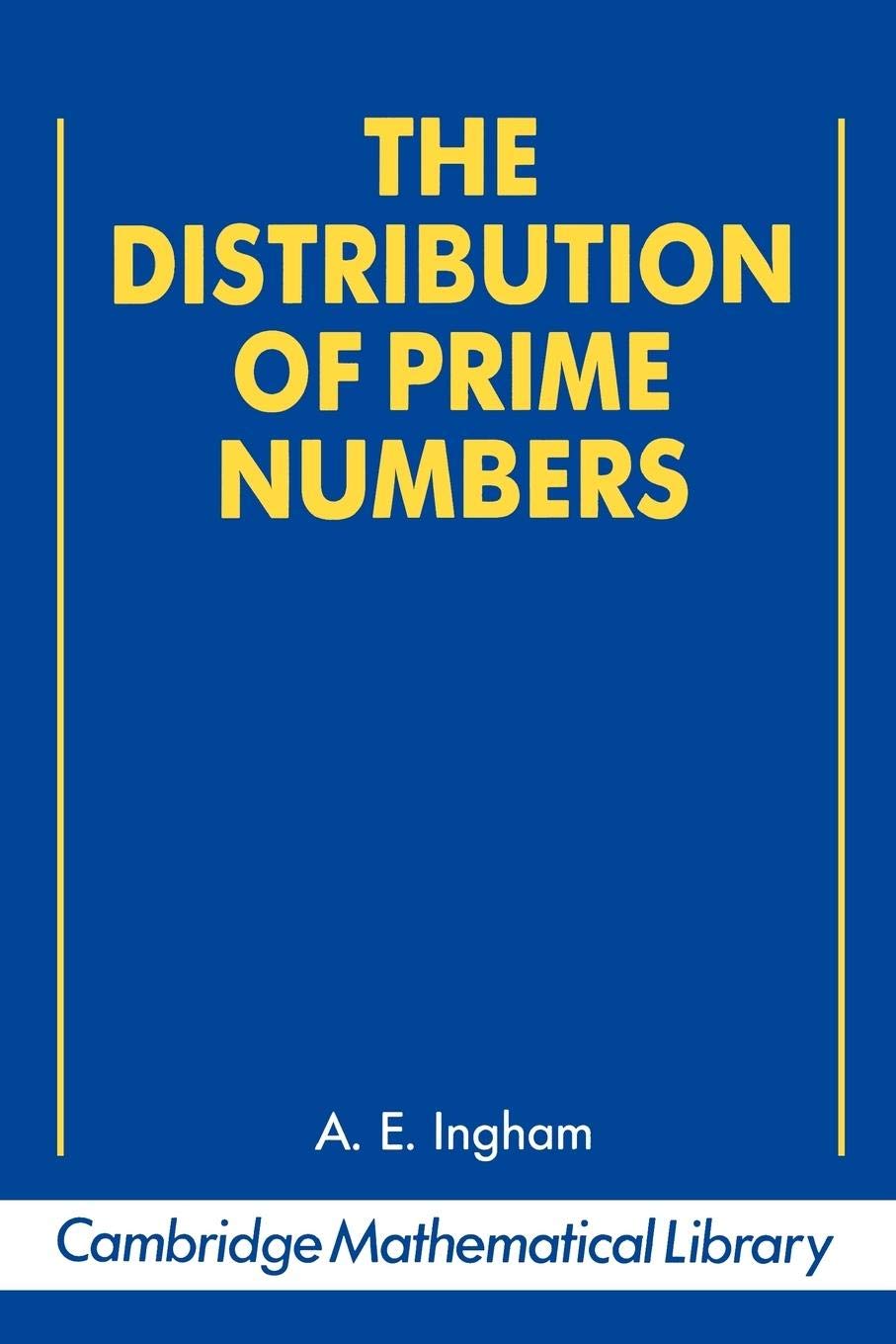 The Distribution of Prime Numbers: 30 (Cambridge Mathematical Library) - Retail Maharaj