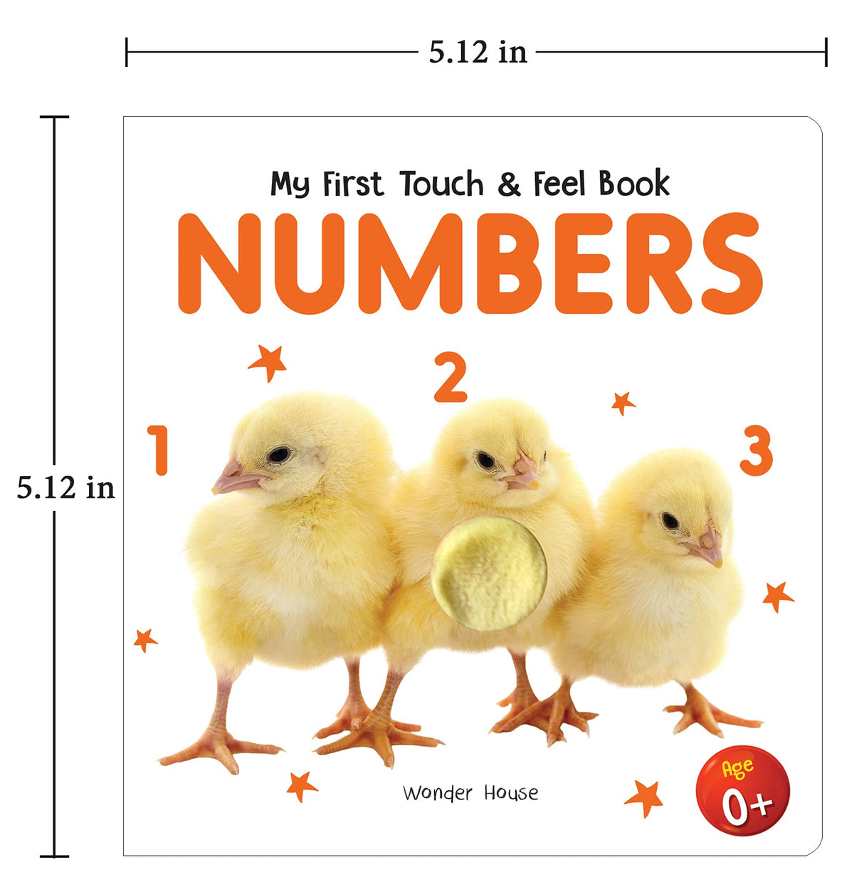 My First Book of Touch And Feel - Numbers : Touch And Feel Board Book For CHildren - Retail Maharaj