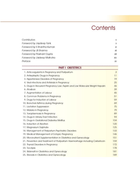 Drugs In Obstetrics And Gynecology A Practical Approach Part I Obstetrics (Pb 2025) - Retail Maharaj
