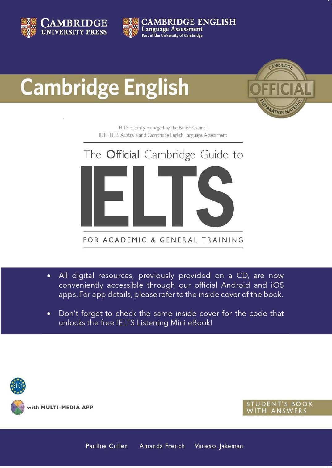 The Official Cambridge Guide to IELTS South Asia - With Free Audio Ebook & Video Access - Retail Maharaj
