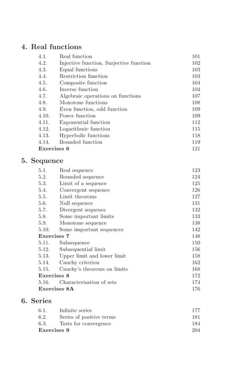 Levant Books Introduction to Real Analysis Revised Ninth Edition | Original Book by S. K. Mapa | English Version | As per NEP | 2025 Updated Study Textbook for Real Analysis - Retail Maharaj