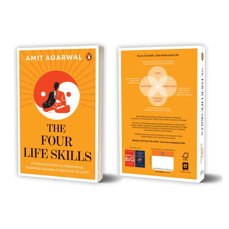 The Four Life Skills: A Practical Path to Balancing Material Success and Spiritual Growth | Self-Help Guide to Sales, Mindfulness, Personal Finance, and Nutrition - Retail Maharaj