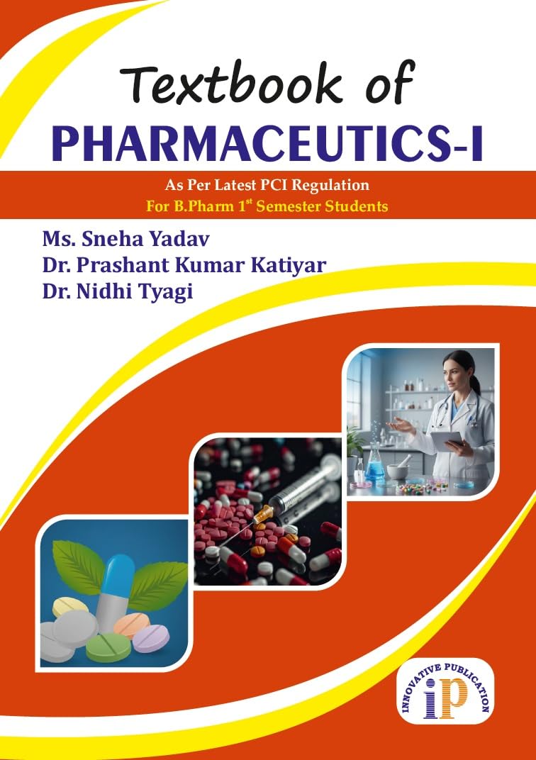 Textbook of Pharmaceutics-I for B.Pharm 1st Semester Students (First Edition, 2026) - Retail Maharaj
