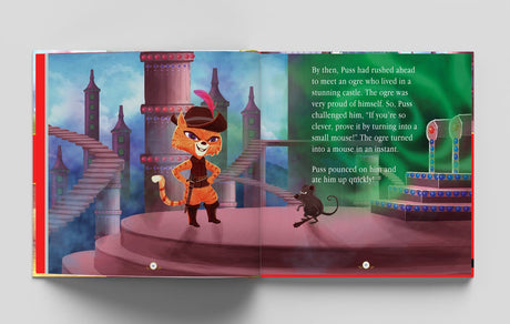 Classic Fairy Tales: Ten Traditional Fairy Tales For Children (Abridged and Retold With Large Font For Easy Reading) 8 Inches X 8 Inches - Hardback - Retail Maharaj