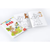 Let's Color: Copy Color Art Pack of 8 Books (Transport, Professions, Pets, Fish, Insects, Robots, Mandalas and Sports) - 3 years to 8 years - Retail Maharaj