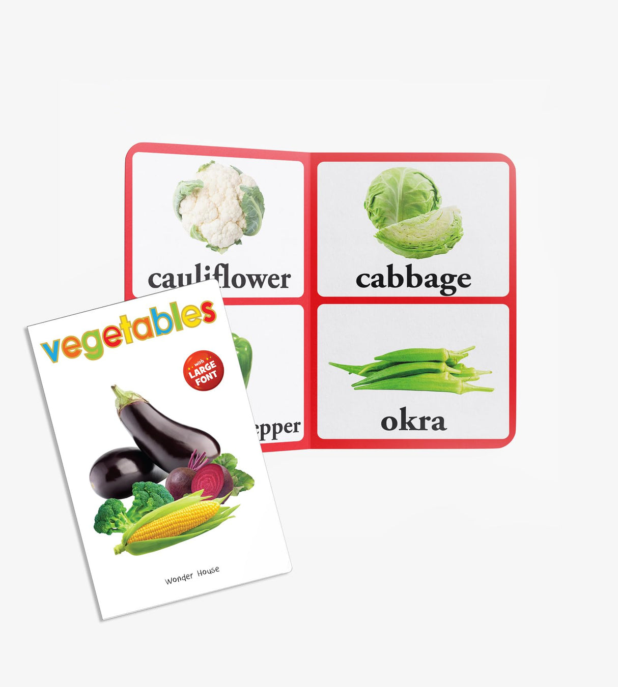 Early Learning Library Pack 2 – Box Set of 5 Books: Big Board Books Series with Large Font for Kids | Includes Vegetables, Birds, Wild Animals, Farm Animals & Pets, Fruits | Bold Text, Bright Pictures & Durable Board Pages | Ages 0–5 Years - Retail Maharaj