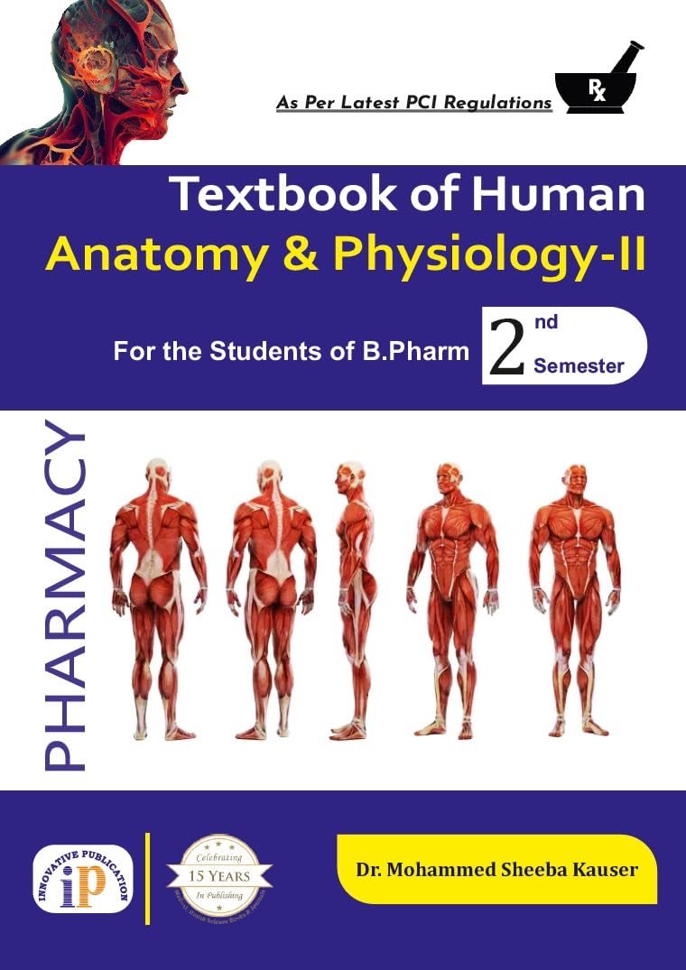 Textbook of Human Anatomy and Physiology-II for the Students of B.Pharm 2nd Semester - Retail Maharaj