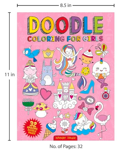 Doodle Coloring For Kids - Pink Edition - Retail Maharaj