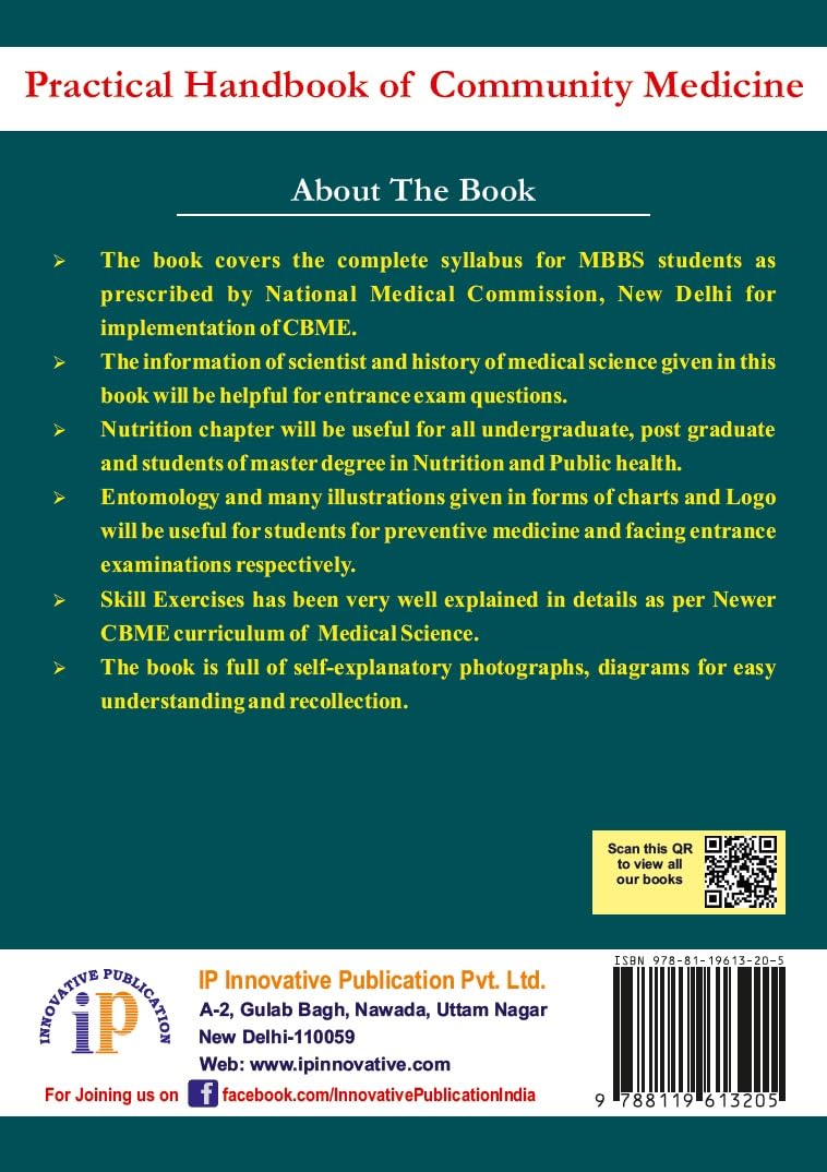 Practical Handbook of Community Medicine (For the MBBS Students) - Retail Maharaj
