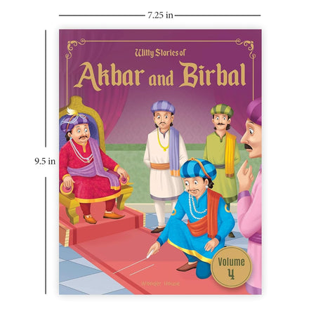 Witty Stories of Akbar and Birbal - Collection of 10 Books: Illustrated Humorous Stories For Kids - Retail Maharaj