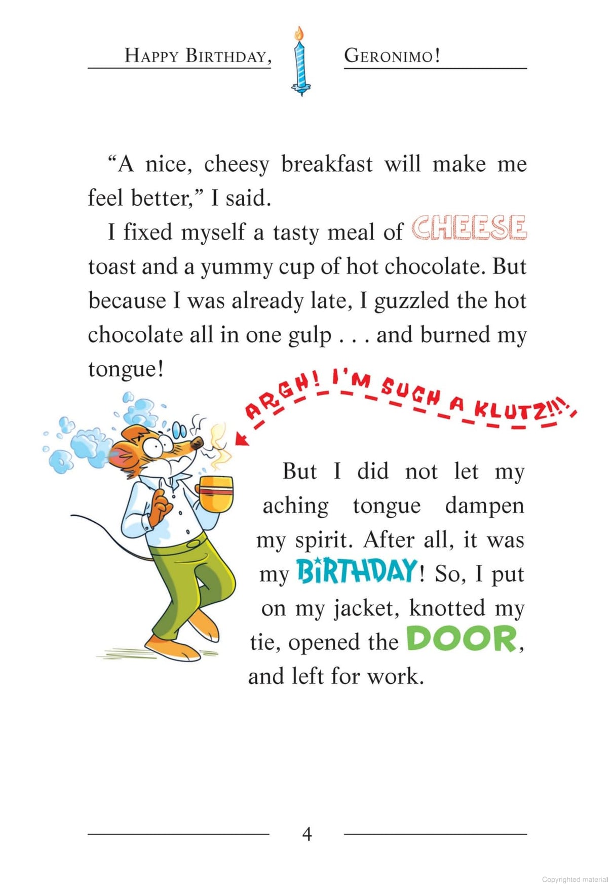 GERONIMO STILTON #74: HAPPY BIRTHDAY, GERONIMO! - Retail Maharaj