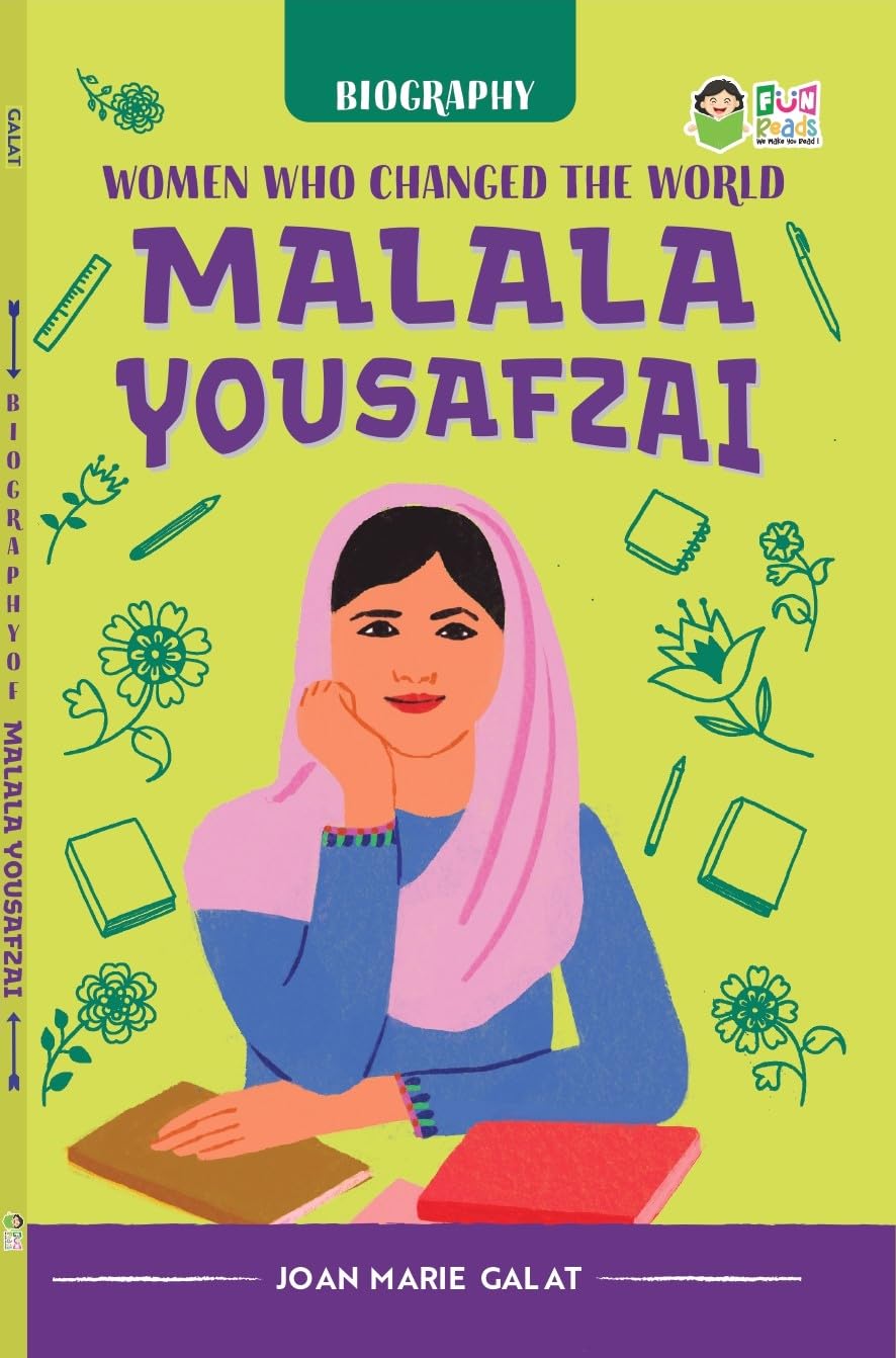 FUN READS : WOMEN WHO CHANGED THE WORLD (MALALA YOUSAFZAI, ANNE FRANK, PRINCESS DIANA, KAMALA HARRIS) - Retail Maharaj