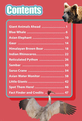 INDIA’S BIGGEST ANIMALS : Wild About India - Engaging Book for Kids (Ages 5-15) - Fun Facts, Trivia Questions and Answers to Teach Your Children about the Animal Kingdom - Retail Maharaj