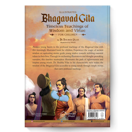 Illustrated Bhagavad Gita for Children-Timeless Teachings of Wisdom and Virtue- Shubha Vilas - Retail Maharaj