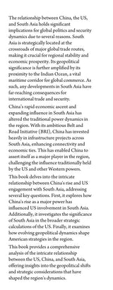 Strategic Rebalancing: China and US Engagement with South Asia - Retail Maharaj