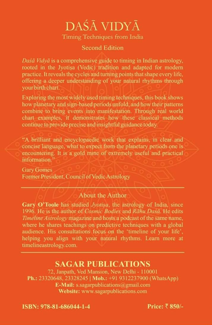 Dasa Vidya (Second Edition) – Timing Techniques from India / By Gary O'Toole - Retail Maharaj