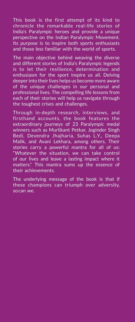 Crossing The Barriers: The Paralympic Legends of India - Retail Maharaj