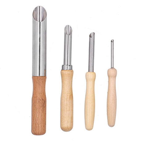 Circular Clay Hole Cutters for Pottery and Sculpture – Set of 4 - Retail Maharaj