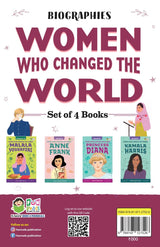 FUN READS : WOMEN WHO CHANGED THE WORLD (MALALA YOUSAFZAI, ANNE FRANK, PRINCESS DIANA, KAMALA HARRIS) - Retail Maharaj