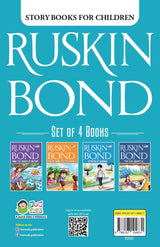Ruskin Bond Short Stories - Set of 4 Bestselling Children Story Books & Animal Stories for Children - Retail Maharaj