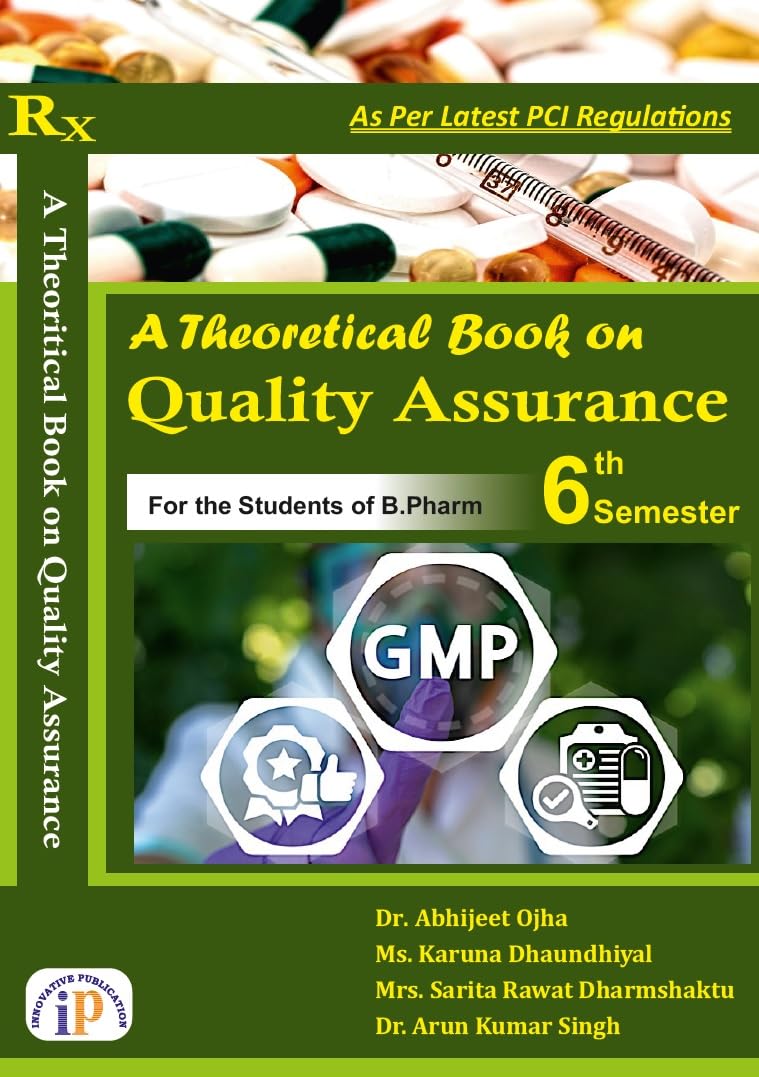 A Theoretical Book on Quality Assurance for the Students of B.Pharm 6th Semester - Retail Maharaj