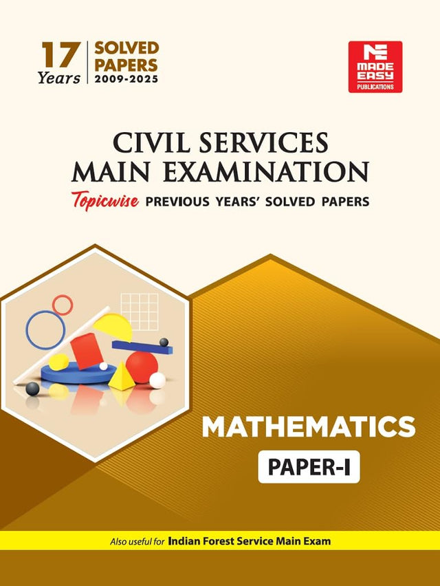 Civil Services Mains Examination (2009 - 2025) : Mathematics Volume -1 - Retail Maharaj
