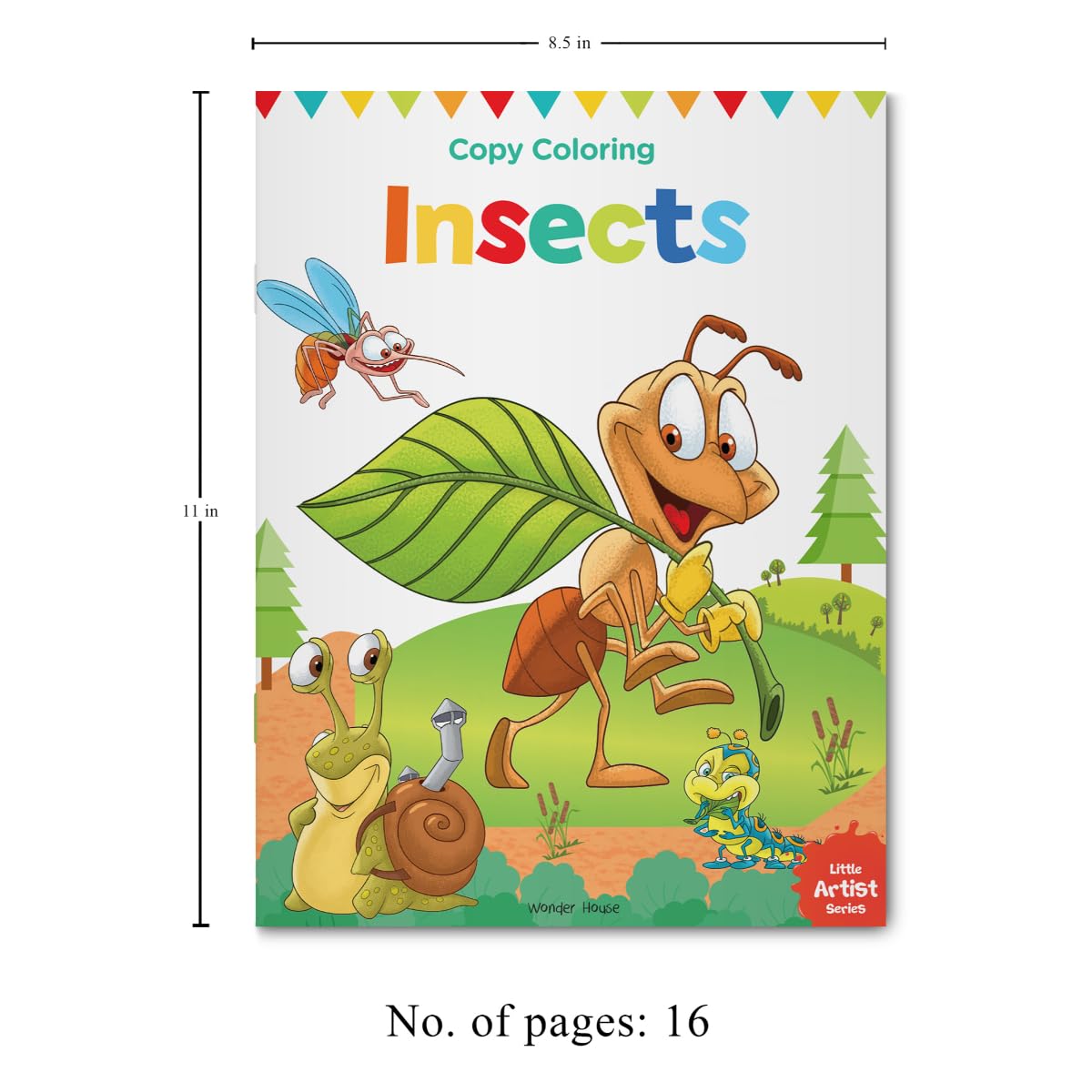 Little Artist Series Insects: Copy Colour Books - Retail Maharaj