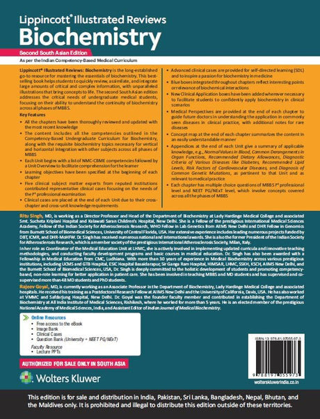 Lippincott's Illustrated Reviews - Biochemistry, 2nd South Asian ed - Retail Maharaj