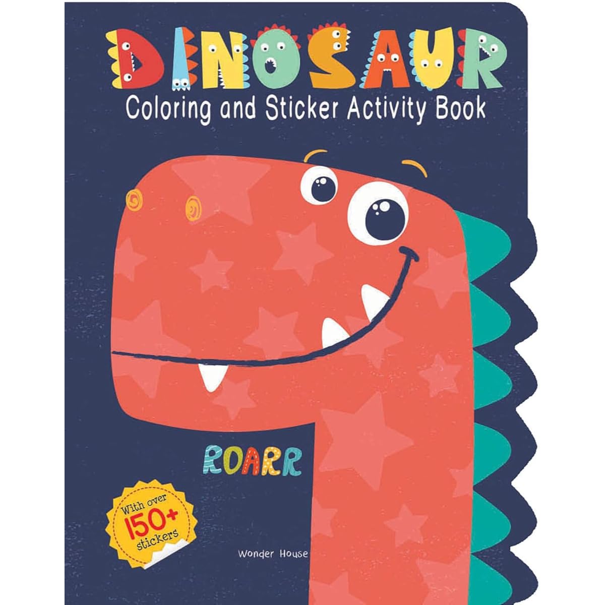 Dinosaurs - Coloring and Sticker Activity Book (With 150+ Stickers) - Retail Maharaj
