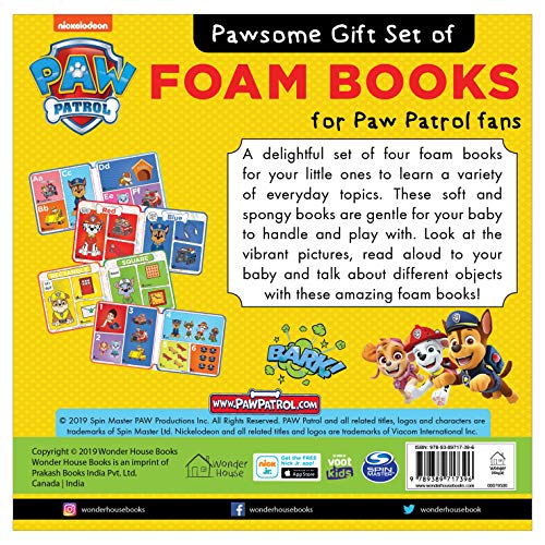 Pawsome Gift Set of Foam Books For Paw Patrol Fans - Retail Maharaj