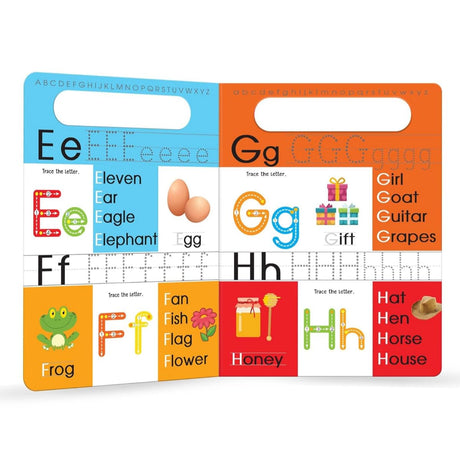 My Big Wipe And Clean Book of Alphabet for Kids : Capital And Small Letters - Retail Maharaj