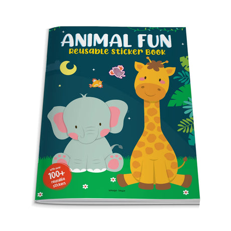 Animal Fun Reusable Sticker Book For Children - Retail Maharaj