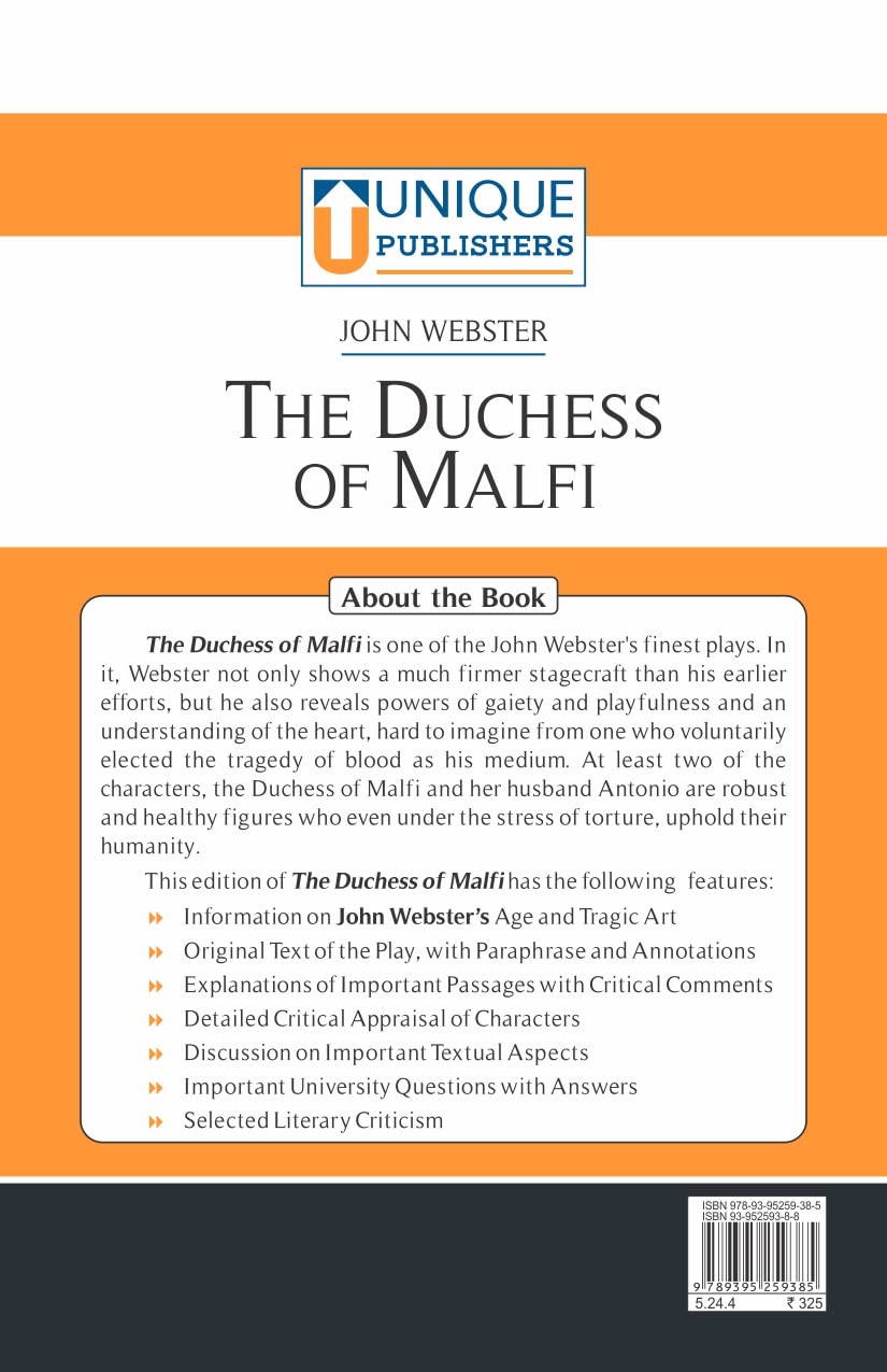 The Duchess of Malfi - Retail Maharaj