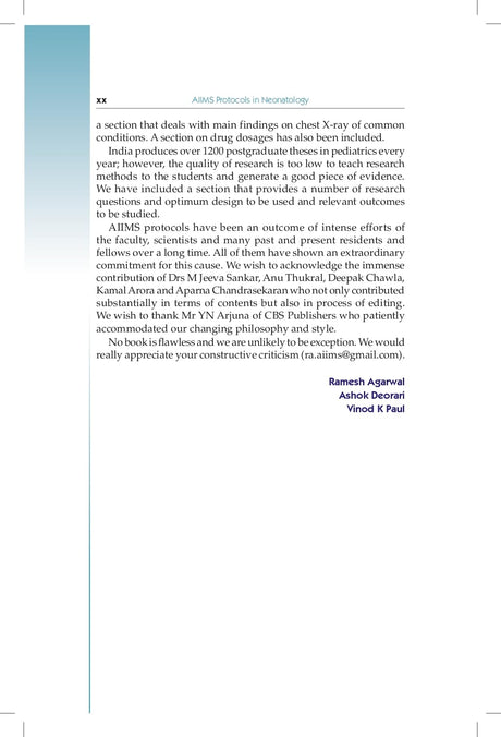 Aiims Protocols In Neonatology Additional Protocols 3Ed (Pb 2025) - Retail Maharaj